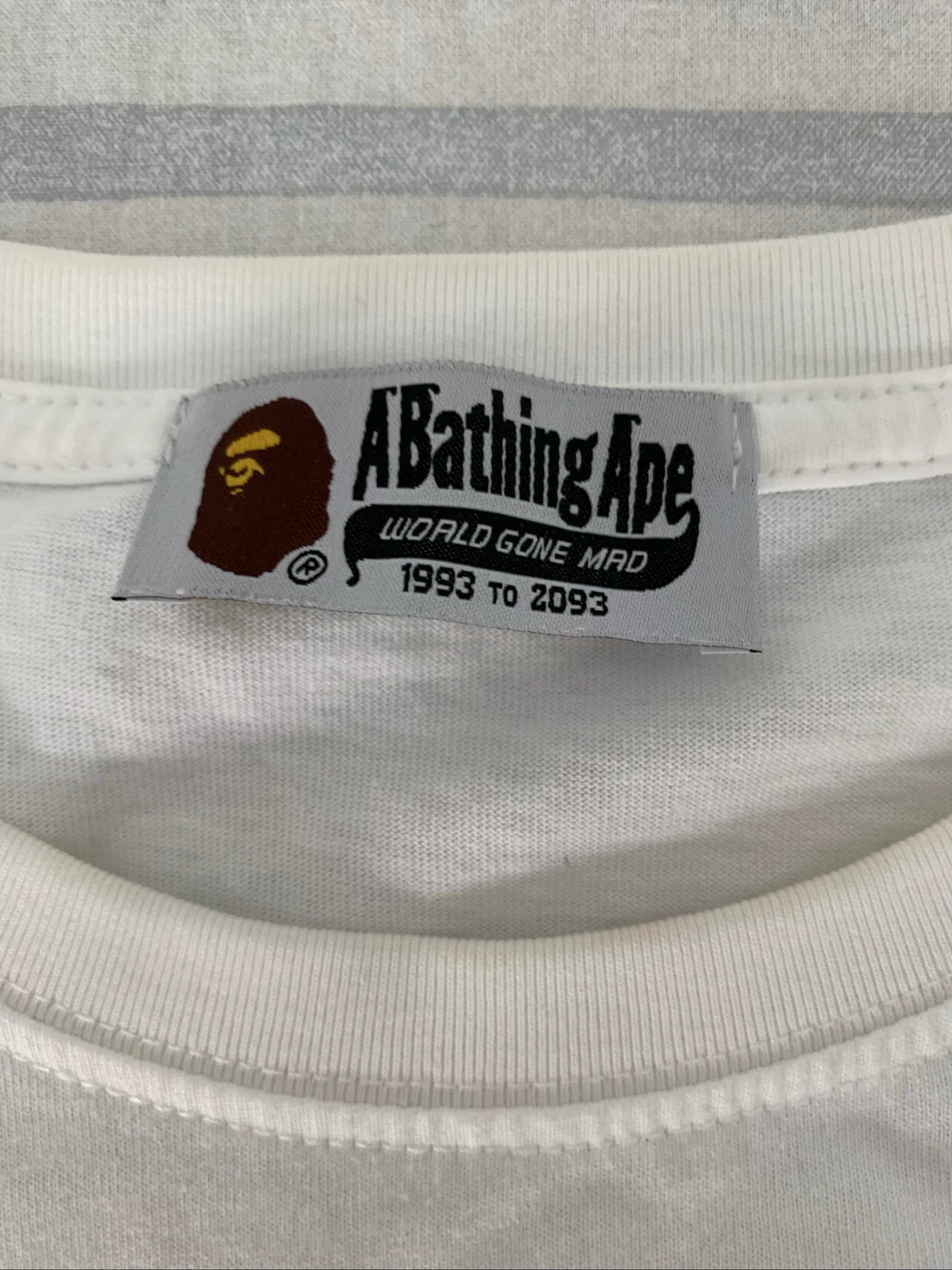 Witte A Bathing Ape Bape T-shirt – photo 4